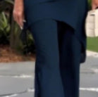 Ensemble Femme Asymétrique en Mousseline