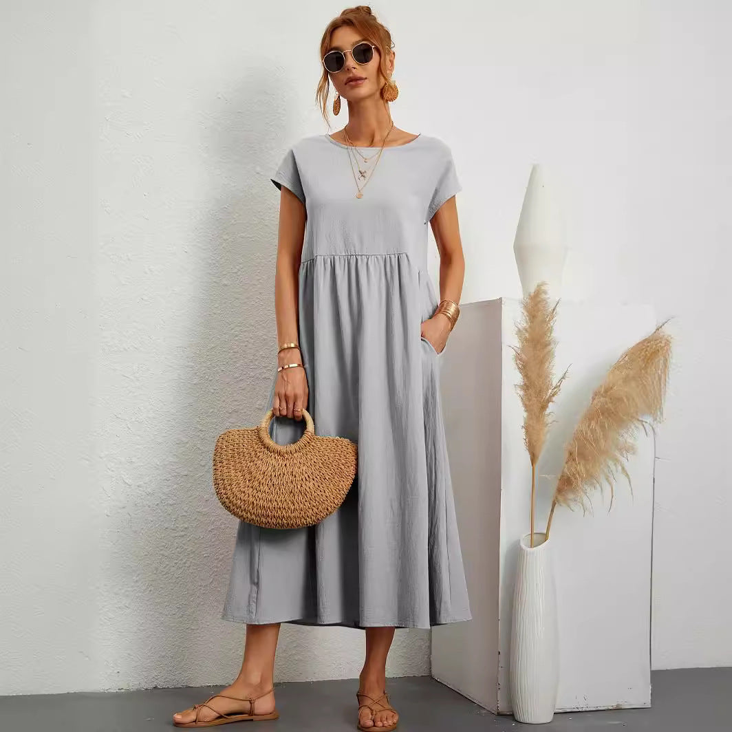 Robe Femme Sans Manches Chic et Confortable