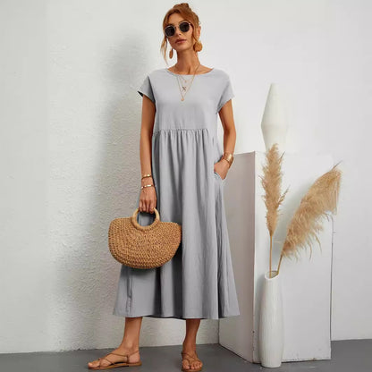 Robe Femme Sans Manches Chic et Confortable
