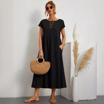 Robe Femme Sans Manches Chic et Confortable