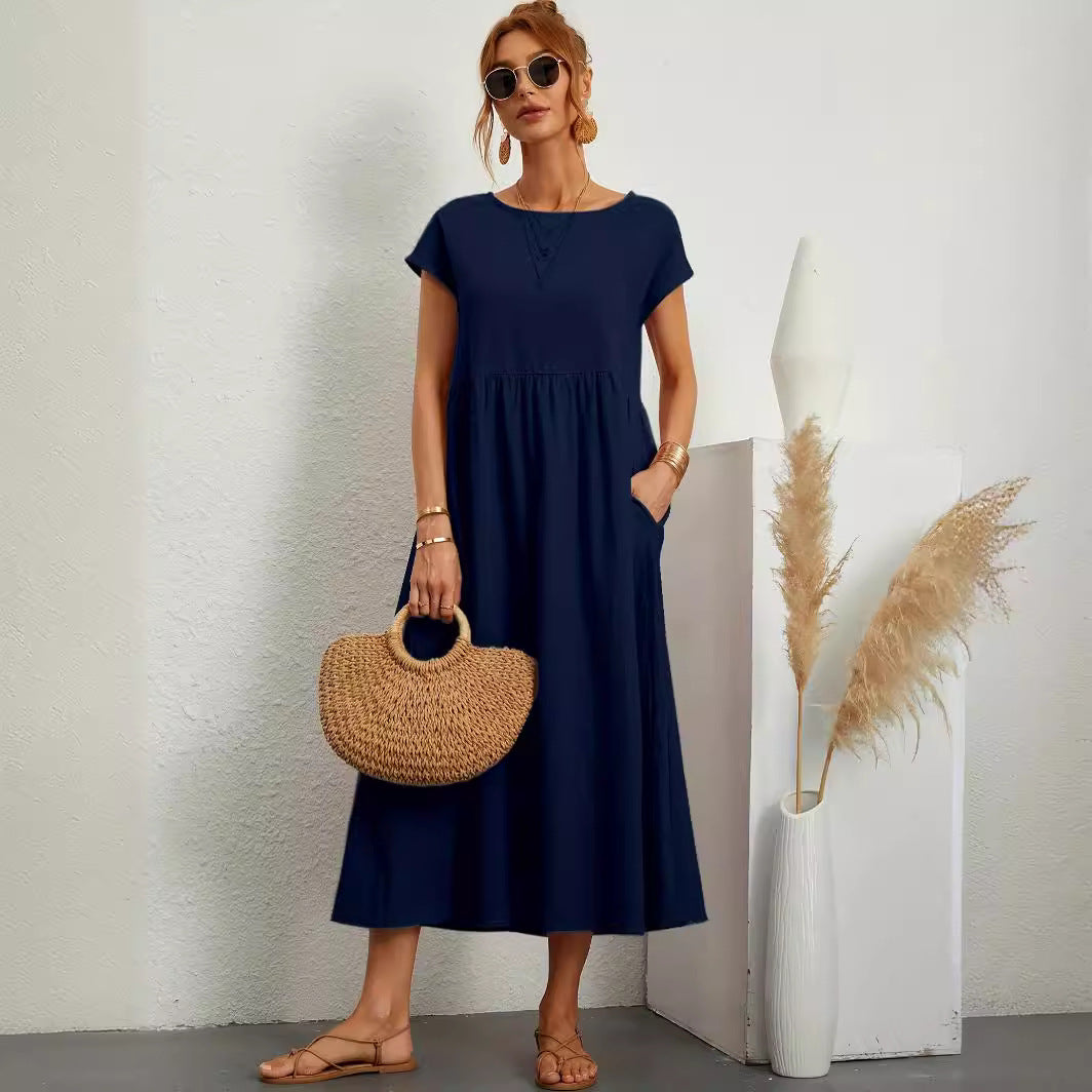 Robe Femme Sans Manches Chic et Confortable