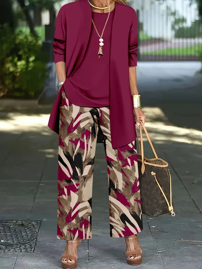 Ensemble Femme 3 Pièces Chic et Élégant