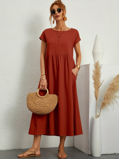 Robe Femme Sans Manches Chic et Confortable