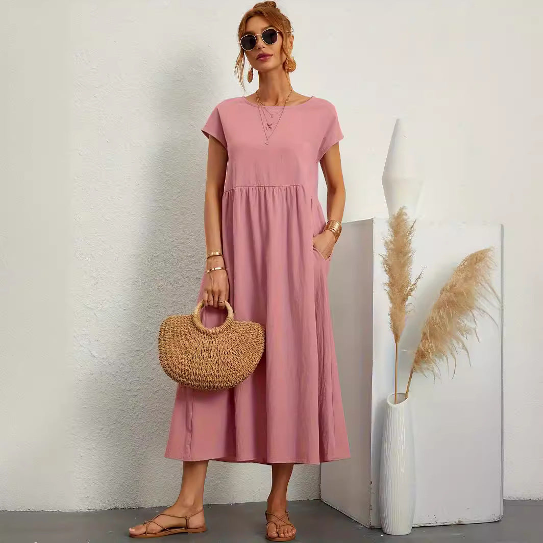 Robe Femme Sans Manches Chic et Confortable