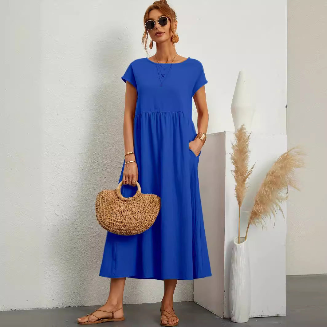 Robe Femme Sans Manches Chic et Confortable